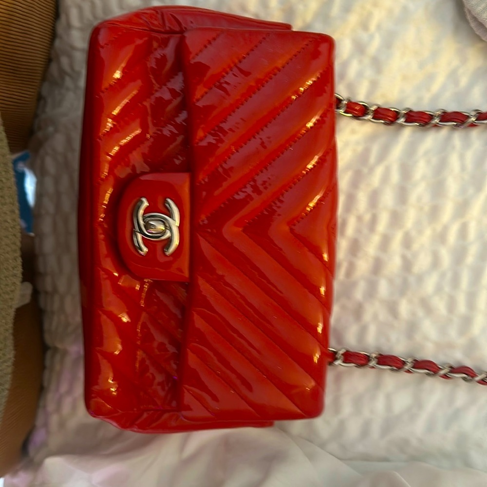 Red bag my wife did not want because she was mad